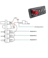 4lü ON-OFF Toggle Switch Panel - Motor Start Butonlu