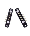 4-Pin 2.54mm 90C Pogo Pin Manyetik Konnektör Takımı - Kulaklı