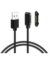 4-Pin 2.54mm Kablolu Pogo Pin Manyetik Konnektör Takımı - USB Soketli