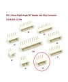4 Pin JST-XH 2.54 Tunik Konnektör Erkek Eğik 90°