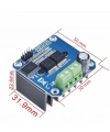 43A 5-27V Çift BTS7960B H-Köprü Yüksek Güç Motor Sürücü Modülü