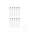 4.8mm Beyaz Mantar Led Paketi - 10 Adet