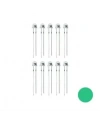 4.8mm Yeşil Mantar Led Paketi - 10 Adet