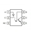 4N25 Transistör Çıkışlı Optokuplör Entegresi DIP-6