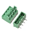 4 Pin 7.62mm Geçmeli 90C Takım Klemens