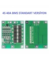 4S 40A BMS 18650 Pil Koruma Devresi Standart Versiyon