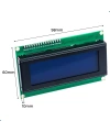 4x20 Mavi LCD Ekran I2C Bağlantılı 20x4 Display Blue