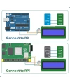 4x20 Mavi LCD Ekran I2C Bağlantılı 20x4 Display Blue