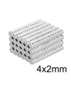 4X2mm Neodyum Güçlü Mıknatıs - Neodim Magnet