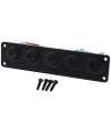5li ON-OFF Mavi Nokta Işıklı Anahtar Switch Panel 12V-24V