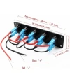 5li ON-OFF Mavi Nokta Işıklı Anahtar Switch Panel 12V-24V