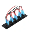 5li ON-OFF Sarı Nokta Işıklı Anahtar Switch Panel 12V-24V