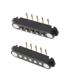 5-Pin 2.54mm 90C Pogo Pin Manyetik Konnektör Takımı