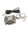50W Cob Led Alüminyum Soğutucu + 90 Derece Lens + Kablo Seti