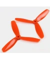 50x4,5mm Kırmızı 3 Bıçaklı Drone Pervanesi Seti