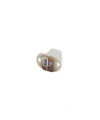 5.5x2.1mm Beyaz DC Jack Şasesi - Jak Girişi