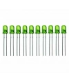 5mm 2V Yeşil Led Paketi - 10 Adet