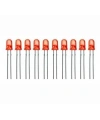 5mm Kırmızı Led Paketi - 10 Adet