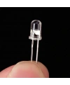 5mm Led Beyaz Diyot Diffused 1 Adet