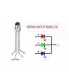 5mm RGB Led Ortak Katot - 4 Pin