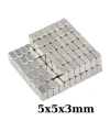 5x5x3mm Neodyum Güçlü Mıknatıs - Neodim Magnet