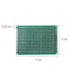 5x7cm Epoxy Çift Taraflı Delikli Plaket