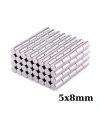 5x8mm Neodyum Güçlü Mıknatıs - Neodim Magnet