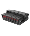 6lı ON-OFF Nokta Işıklı Anahtar Metal Kutulu 12V-24V 20A