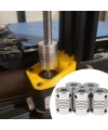 6.35x8mm Esnek Kaplin Alüminyum 3D Yazıcı CNC Uyumlu