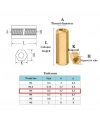 6mm M3 Dişi-Dişi Metal Distans Aralayıcı Spacer