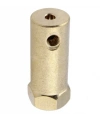 6mm Motor Şaftı ile Uyumlu Hex Tekerlek Kaplini