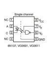 6N137 SOIC-8 Dijital Çıkışlı Optokuplör Entegresi