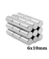 6x10mm Neodyum Güçlü Mıknatıs - Neodim Magnet