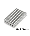 6x1.5mm Neodyum Güçlü Mıknatıs - Neodim Magnet