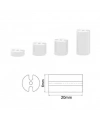 6x20mm 3 Pin Led Distans (Standoff) - Beyaz