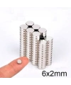 6X2mm Neodyum Güçlü Mıknatıs - Neodim Magnet
