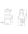 6x30 PCB Klipsli Sigorta Yuvası