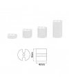 6x4mm 3 Pin Led Distans (Standoff) - Beyaz