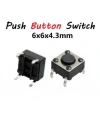 6x6x4.3mm Tach Buton Push Button 4 Bacak