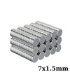 7x1.5mm Neodyum Güçlü Mıknatıs - Neodim Magnet