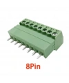 8 Pin 3.81mm Geçmeli 90C Takım Klemens