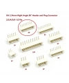 8 Pin JST-XH 2.54 Tunik Konnektör Erkek Eğik 90°