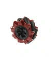 80mm Kırmızı Omni Mecanum Tekerlek - Sağ