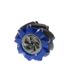 80mm Mavi Omni Mecanum Tekerlek - Sol