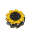 80mm Sarı Omni Mecanum Tekerlek - Sol
