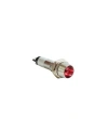 8L-P1-N220VR 8mm 220V Metal Sinyal Lambası - Kırmızı