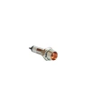 8mm 12V Metal Sinyal Lambası - Sarı