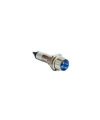 8mm 24V Metal Sinyal Lambası - Mavi