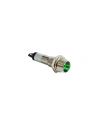 8mm 24V Metal Sinyal Lambası - Yeşil