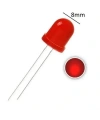 8mm Kırmızı Led - 10 Adet